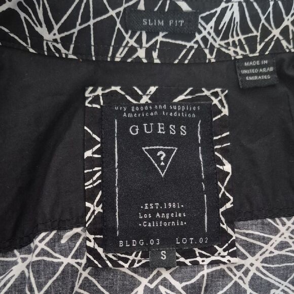 Guess Monochrome Patterned Shirt - Picture 8 of 16